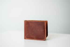 Trifold cuero genuino mujeres bolsos de mano patrón de Palma señoras cartera tarjetero - Product Image 2