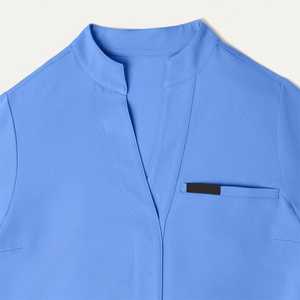 Haute qualité hôpital gommages uniforme ensemble infirmière Polyester Spandex femmes gommage ensembles uniformes soins infirmiers hommes médical - Product Image 5