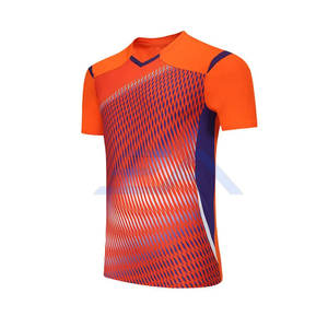 Uniforme de Tenis Profesional para Hombre, Cómodo, Transpirable, de Manga Corta, 100% Poliéster, Ecológico, de Secado Rápido, Personalizable - Product Image 3