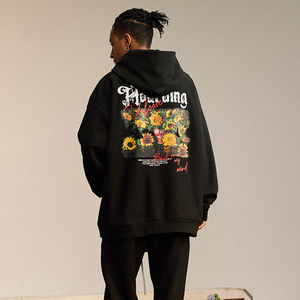 Sudaderas con Capucha de Algodón 100%, Estampado Personalizado, Diseño Sólido, Ecológicas, Tallas Grandes, Ropa Urbana, Temporada de Otoño, Impresión Digital - Product Image 2