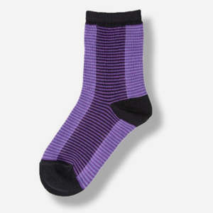 Chaussettes décontractées Tara pour femmes, bicolores, en coton biologique respirant, longueur cheville pour l'été, longueur genou pour l'hiver, avec logo personnalisé et sac - Product Image 1