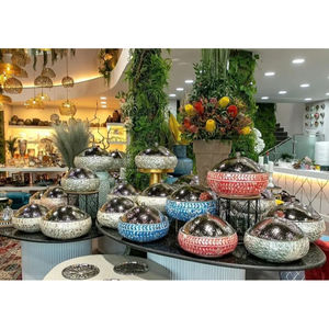 Casserole ronde de qualité de luxe pour serveur de nourriture meilleure vente de casseroles islamiques pots de service de nourriture pour la décoration intérieure - Product Image 6