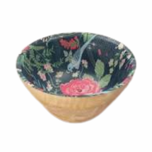 Natural Wood <b>Bowl</b>(12"-14") Handmade Natural Root Carved Wooden Decorative <b>Bowls</b> Serving for Fruit Salad <b>Snack</b> - Product Image 4