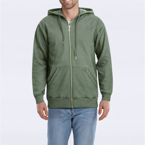 Sudaderas con capucha de lana personalizadas para hombre, tamaño regular con diseño de ropa de calle vintage y color personalizado, ideales para capas y estilismo - Product Image 2