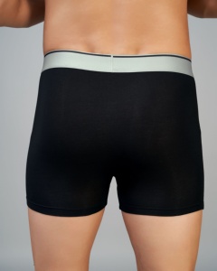 Trendmalls Men's Birla Micro Modal <b>Boxer</b> Combed Microfiber Elastane Stretch Solid <b>Boxer</b>(<b>Black</b>) - Product Image 3