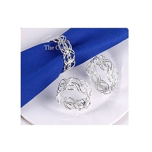 Antique Design <b>Napkin</b> <b>Ring</b> In Iron Silver Color <b>Napkin</b> <b>Ring</b> Customized Size And Shape Tableware <b>Napkin</b> <b>Ring</b> - Product Image 6