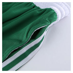 Venta al por mayor ropa deportiva baloncesto pantalones cortos verano malla pantalones cortos atléticos deportes baloncesto pantalones cortos hombres con bordado talla XS - Product Image 5