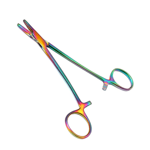 Debakey pince porte-aiguille pince droite couleur arc-en-ciel pince de suture chirurgicale métal acier pince de salle d'opération chirurgicale - Product Image 1