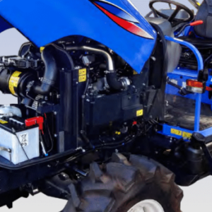 Tracteur utilitaire compact ISEKI TLE 3410 40HP 4x4, diesel, hydrostatique, prêt pour le travail des vergers et des vignobles, avec chargeur frontal. - Product Image 5