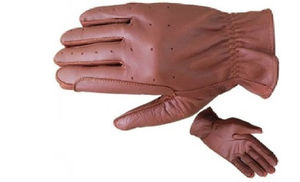 Gants d'équitation pour hommes, légers, respirants, antidérapants, en cuir synthétique vert, protection solaire pour les sports de plein air - Product Image 6