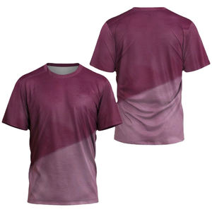 Boutique T-shirt respirant de sport de fitness pour hommes haut à séchage rapide avec nouveau tissu tricoté à manches courtes de sport de tennis d'été - Product Image 1