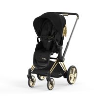 Nouvelle poussette CYBEX e-PRIAM 2 Jeremy Scott Wings One Box - Noir / Gris / Or / Marron