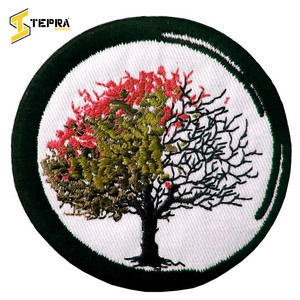 TEPRA SPORTS, prendas de PVC personalizadas, parches bordados hechos a mano para planchar, logotipos impresos con corazón de flores para sombreros, tela principal - Product Image 6