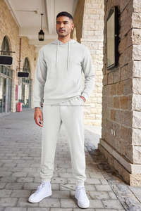 ชุดวอร์มไนลอนผสมสแปนเด็กซ์น้ำหนักเบาสำหรับผู้ชาย เสื้อแจ็คเก็ตซิปสำหรับฤดูร้อน กางเกงจ็อกเกอร์ พิมพ์ลายไล่เฉดสีน้ำเงิน-ส้ม - Product Image 3