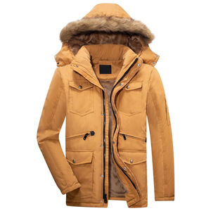 New Winter Men Thicken <b>Warm</b> Hooded Parka Coat Fleece Men's <b>Jackets</b> Outerwear Overcoats Thick <b>Warm</b> - Product Image 1