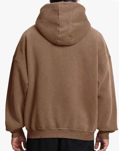 Nouveau 2025 hommes Vintage lavé tenue décontracté sweats à capuche Top vente coton lourd lavé à l'acide sweats à capuche zippés pour hommes - Product Image 4