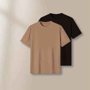 เสื้อยืดพิมพ์ลายพัฟเสื้อยืดชกมวยแขนสั้นผ้าฝ้าย100% ระบายอากาศ - Product Image 1