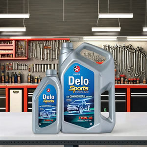 CALTEX Delo Sports Alto Rendimiento SAE 15W-40 Aceite de Motor Diesel Semisintético de 6L + 1L Paquete para Vehículos Pickup 4x4 - Product Image 1