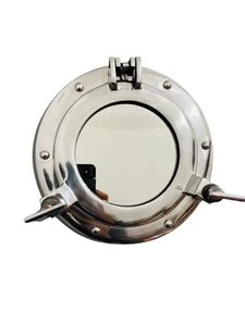 Ojo de buey de barco personalizado, náutico marino en forma redonda, espejo de ojo de buey decorativo, elegante, uso de decoración de hotel para el hogar - Product Image 4