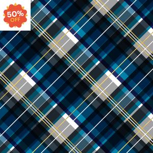 50% กระดาษห่อของขวัญลายคาโร่สีน้ำตาลคราฟท์กันน้ำปรับแต่งโลโก้ได้ตามต้องการ - Product Image 1