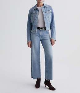 Veste en jean courte personnalisée de haute qualité pour femmes, respirante, streetwear, vente en gros, OEM, mode décontractée, coton - Product Image 4