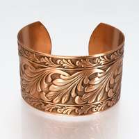 Pulsera de Cobre de Moda Más Vendida, Brazalete ARMOUR Fundido Bañado en Oro, Ajustable, Equilibra la Energía, Ofrece Alivio del Dolor