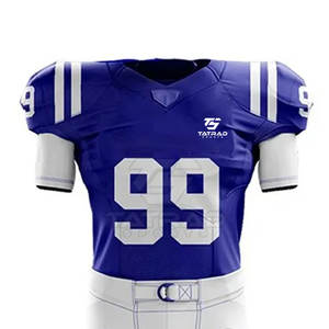 Uniformes de Fútbol Americano de la Mejor Calidad, Conjuntos de Manga Corta con Diseños Personalizados, Impresión por Sublimación, Secado Rápido y Transpirable - Product Image 3