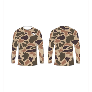 Camiseta de Manga Larga para Hombre, Color Azul Oscuro Turquesa, Diseño Geométrico, Patrón de Fractura Abstracta, Trackstar OEM, Marca Privada TSI-G05-P0832 - Product Image 4