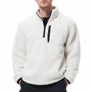 Chaqueta de Forro Polar con Bolsillo en el Pecho, Chaqueta de Invierno con Cremallera para Hombre, Chaquetas de Forro Polar Sherpa para Niños - Product Image 5