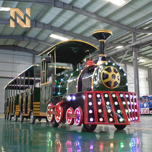 Train électrique sans rails Nova Rides 28 places en acier pour <span class=keywords><strong>centre</strong></span> <span class=keywords><strong>commercial</strong></span> extérieur et parc d'attractions, autonomie 50-60 km - Product Image 6