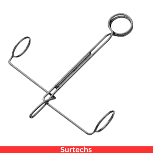 Surtechs Acero Inoxidable Negro Meatus Abrazadera Espejo Acabado Instrumentos de Urología Quirúrgica - Product Image 6