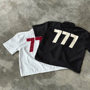 Chemise surdimensionnée unisexe en coton imprimé sur mesure fabrication de vêtements en gros au Vietnam pour hommes et femmes - Product Image 1