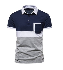 Vente en gros OEM polos de golf vêtements pour hommes polos de golf unis col sublimation vierge t-shirts - Product Image 3