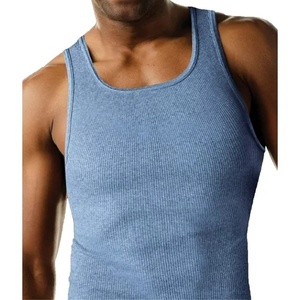 Camiseta sin Mangas y Chaleco para Hombre de Color Sólido Personalizable de Fábrica, Estilo Casual, Tejido de Punto, Talla Grande, Chaleco de Buena Calidad, Camiseta sin Mangas para Hombre - Product Image 2