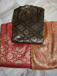 Tissu de brocart tissé Jacquard de qualité supérieure luxueux motif imprimé élégant de haute qualité pour l'artisanat de tapisserie d'ameublement de vêtements - Product Image 5