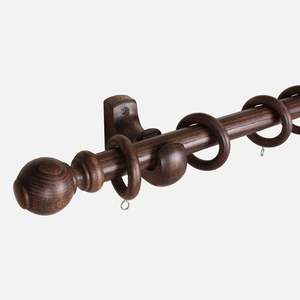 Support de rideau en bois fait main avec bords lisses et forte tenue pour la décoration de tringle à rideau de fenêtre et l'utilisation du style de la pièce - Product Image 3