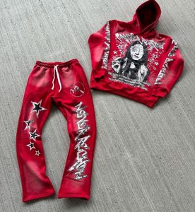 Sweat à capuche personnalisé de haute qualité Streetwear French Terry Sun Faded sérigraphie lavé à l'acide sweat à capuche pour hommes - Product Image 6