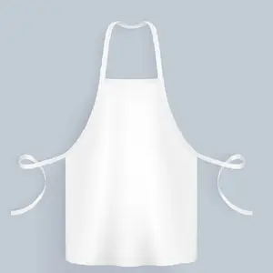 Tablier de cuisine en coton 100% imperméable avec logo personnalisé imprimé, poche avant et design à la taille, couleur personnalisée - Product Image 1