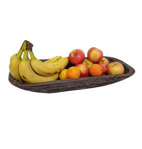 Fournisseur en gros Bol à fruits en bois ustensiles de cuisine naturels antiques Bol à pâte de fruits Bol à pâte en bois d'acacia fait à la main - Product Image 1