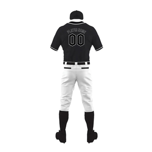 Uniformes de béisbol y softbol con estampado personalizado del mejor diseño Famoso mayorista superior de juegos de softbol en blanco Transpirable y elegante - Product Image 3