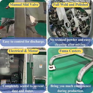 Tự động 40L phòng thí nghiệm Máy trộn cho đường ca cao Sữa Protein Mixer - Product Image 6