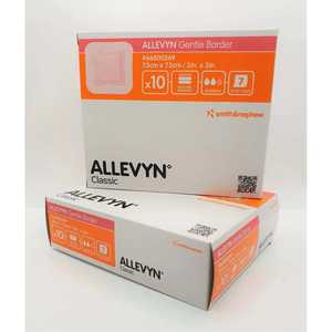 ALLEVYN GENTLE BORDER 7.5 CM X 7.5 CM Paquete de 10 Aplicadores de Espuma Autoadhesivos para Heridas - Product Image 1