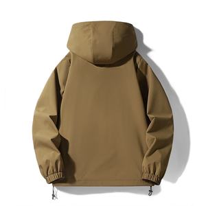 Veste de montagne unisexe pour l'extérieur, printemps 20245, coupe-vent, imperméable, à capuche, avec fermeture éclair, vente en gros auprès du fabricant - Product Image 2