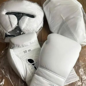 Guantes de Boxeo Diseñados para Entrenamiento, Sparring y Combate, Cómodos y Duraderos, con Cierre de Velcro, Cuero Vacuno Genuino, Conjuntos de Boxeo - Product Image 4