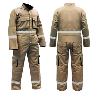 Combinaison réfléchissante de mécanicien combinaison en polycoton combinaison robuste ensemble travail utilitaire vêtements de travail combinaison vêtements de sécurité - Product Image 1