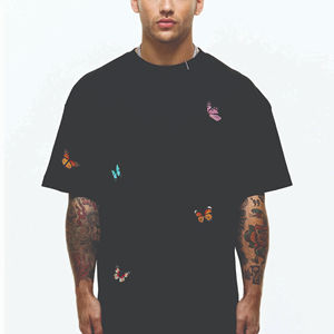 Camiseta personalizada OEM Heavy Weight Sun-Fade | Camiseta lavada informal para hombre de Garment Factory-Personalizable - Product Image 5