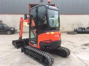 Para Kubota 1,2 Mini excavadora sobre orugas, buen estado, motor Isuzu usado de 5 toneladas Kyb, cilindro hidráulico de toneladas, peso operativo - Product Image 3