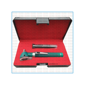 Otoscopio de Fibra Óptica Verde Oscuro de Uso Clínico, Otoscopio Profesional de Fibra Óptica Verde Oscuro, Dispositivo de Inspección de Oídos - Product Image 1