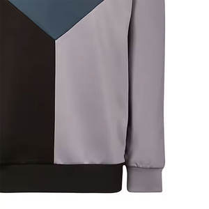 Vente en gros de pulls à col rond pour hommes 100% coton polyester, sweat à capuche et sweat surdimensionnés brodés de couleur unie, tenue décontractée d'hiver - Product Image 6