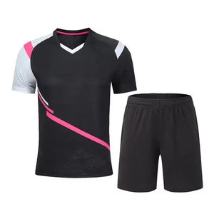 Uniformes de Tenis Impresos de Primera Calidad, Bajo MOQ, Unisex, Color Sólido, Jersey y Pantalones Cortos de Secado Rápido, Logotipo Personalizado Cómodo - Product Image 1